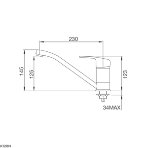 Vòi Rửa Chén Malloca K120